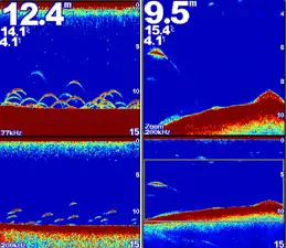 Fishfinder visual data