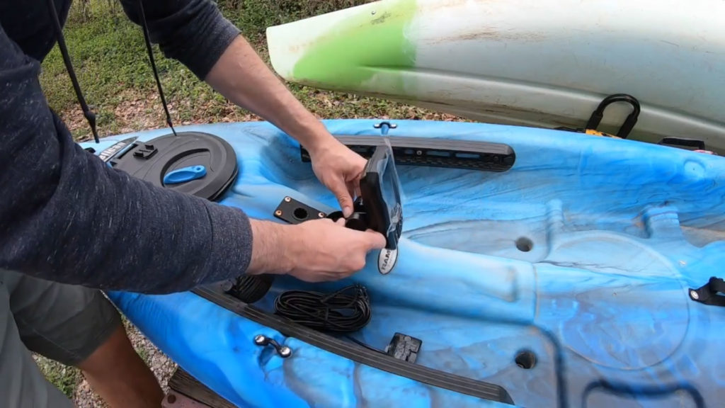 install Fish Finder on Kayak