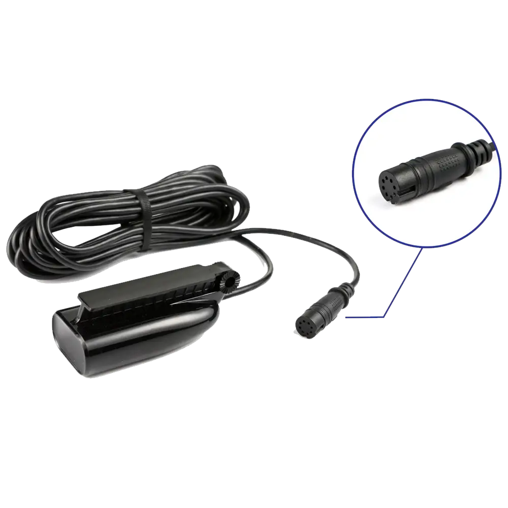 lowrance splitshot skimmer transducer